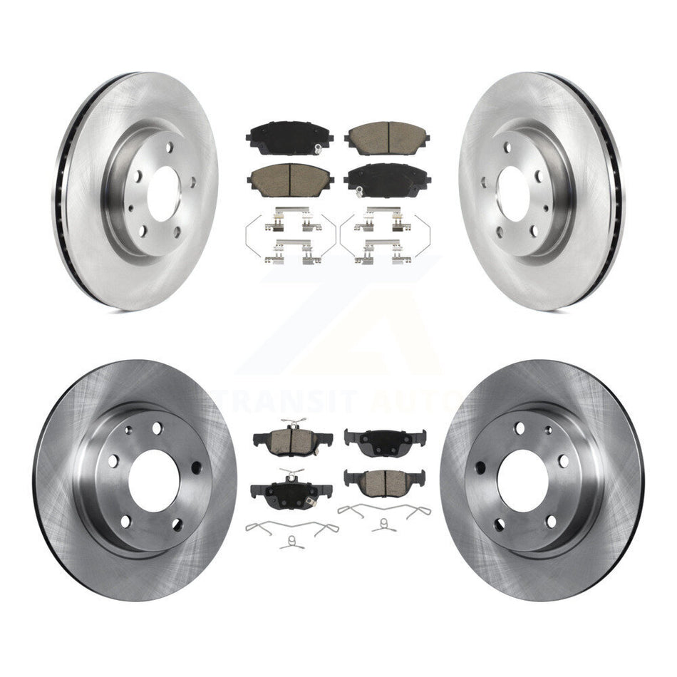 Front Rear Brake Rotor And Ceramic Pad Kit For Mazda CX-30 With 264mm Diameter K8C-103452