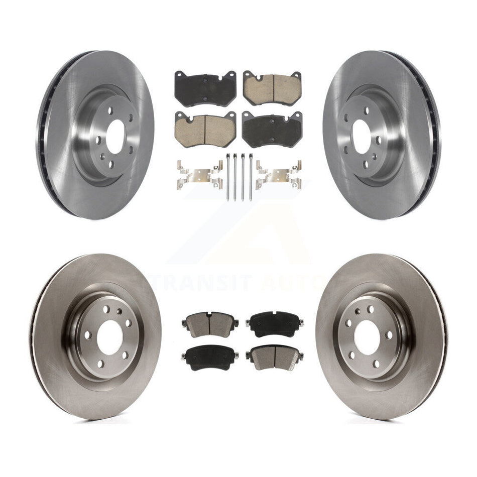Front Rear Disc Brake Rotors And Ceramic Pads Kit For 2018 Audi Q5 With Brembo Calipers K8C-103456