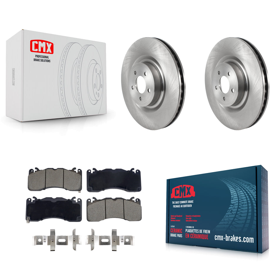 Front Disc Brake Rotors And Ceramic Pads Kit For Ford Mustang K8C-103467