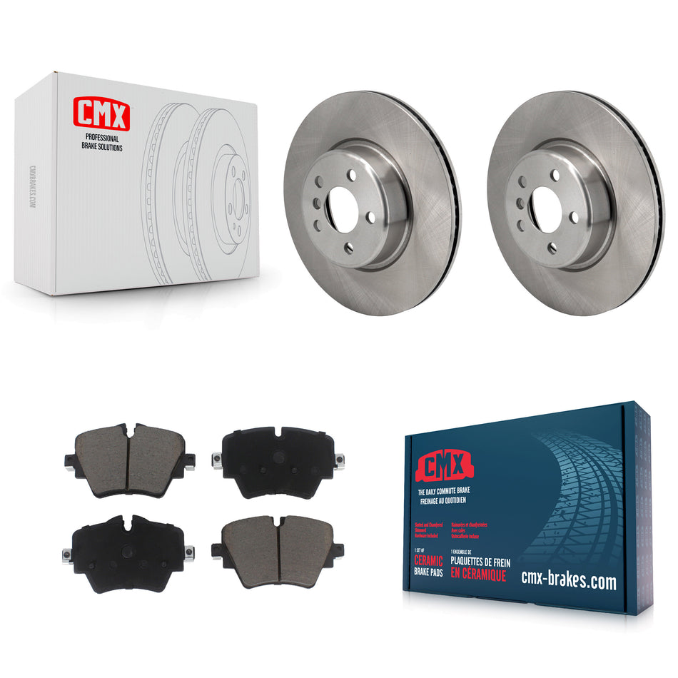 Front Disc Brake Rotors Ceramic Pad Kit For BMW X3 330i xDrive X4 Z4 430i Toyota GR Supra K8C-103486