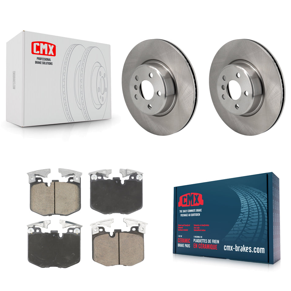 Front Disc Brake Rotors And Ceramic Pads Kit For Toyota GR Supra K8C-103487