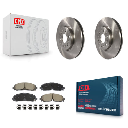 Front Brake Rotors Ceramic Pad Kit For Chevrolet Traverse Blazer GMC Acadia Buick Enclave K8C-103488