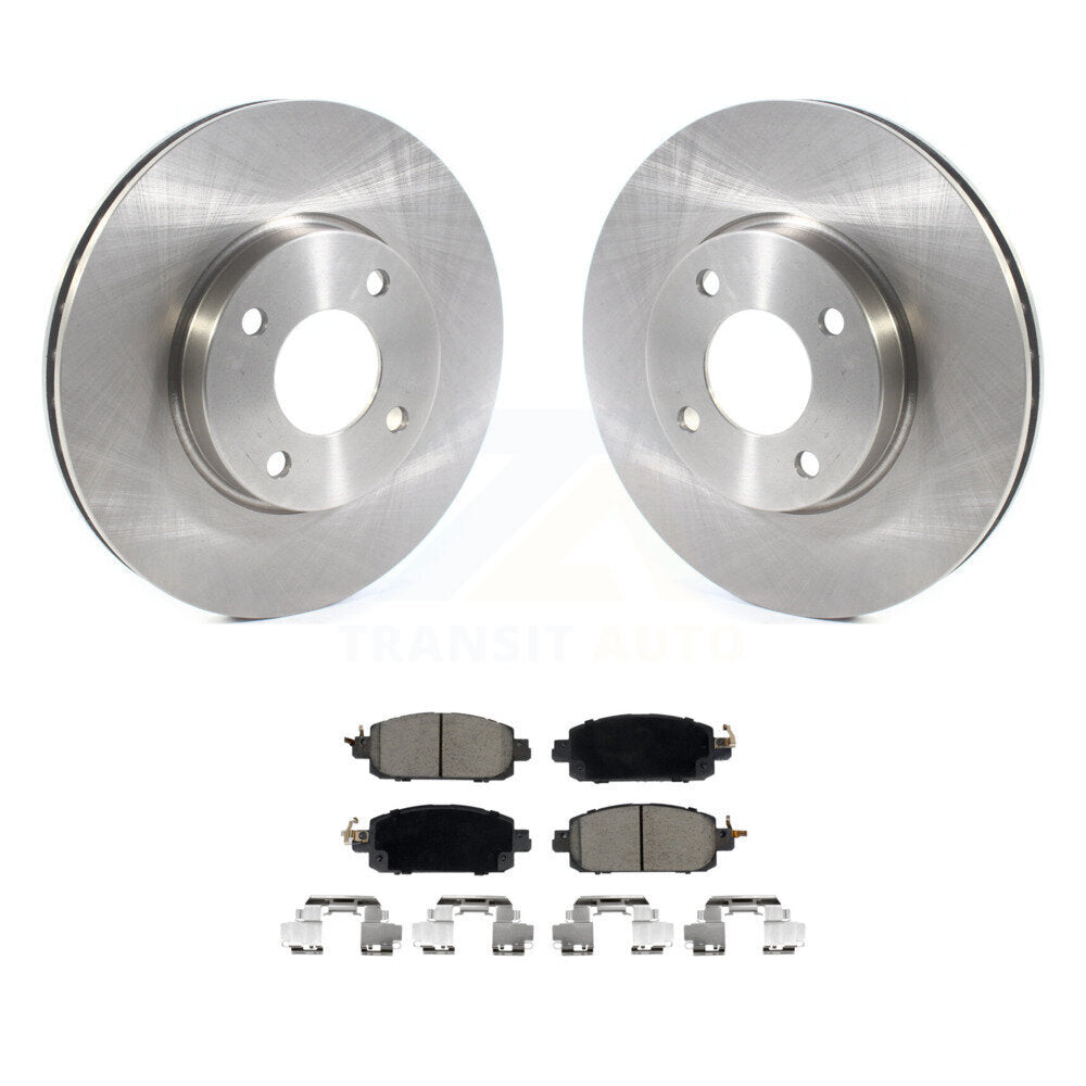 Front Disc Brake Rotors And Ceramic Pads Kit For 2024 Nissan Sentra S SV SR K8C-103493