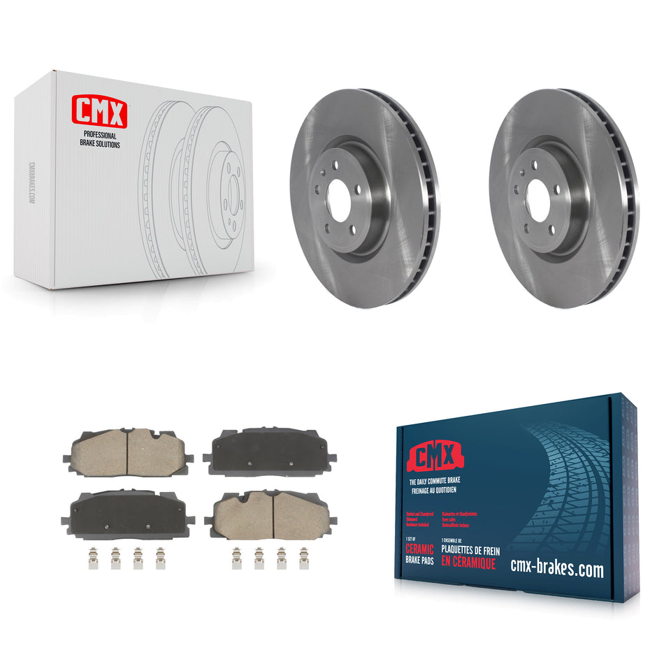 Front Disc Brake Rotors And Ceramic Pads Kit For Audi Q7 SQ5 S5 S4 Sportback K8C-103499