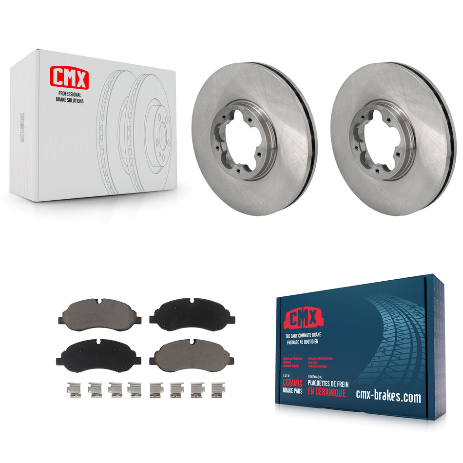 Front Disc Brake Rotors And Ceramic Pads Kit For Ford Transit-250 Transit-150 Transit-350 K8C-103512