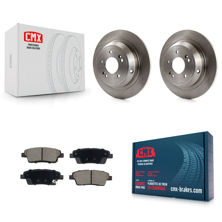 Rear Disc Brake Rotors And Ceramic Pads Kit For 2018-2020 Genesis G80 3.8L 5.0L K8C-103540