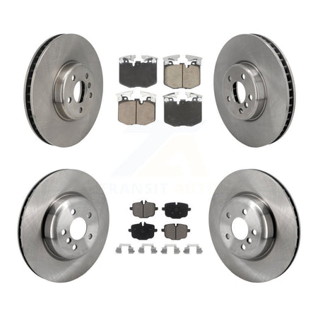 Front Rear Disc Brake Rotor And Ceramic Pad Kit (6Pc) For BMW iX 640i xDrive Gran Turismo K8C-103576