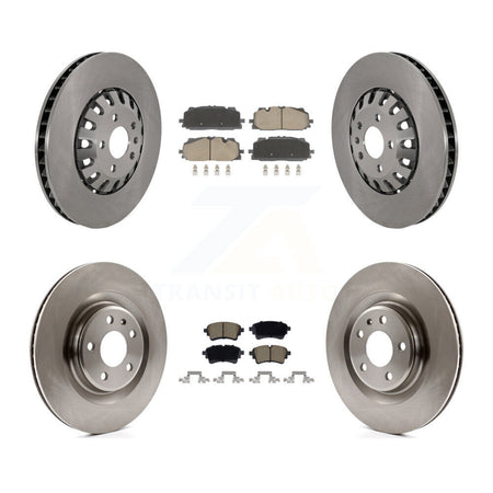 Front Rear Disc Brake Rotors And Ceramic Pads Kit For Audi A6 Quattro A7 Sportback K8C-103582