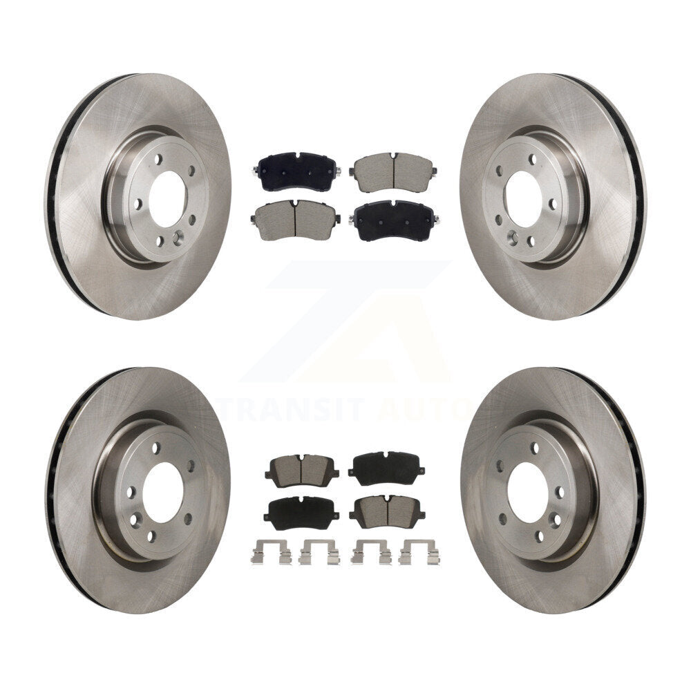 Front Rear Disc Brake Rotors And Ceramic Pads Kit For Land Rover Discovery Range K8C-103585