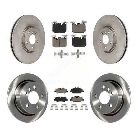 Front Rear Brake Rotors Ceramic Pad Kit For Mini Cooper John Works with GAS engine K8C-103600