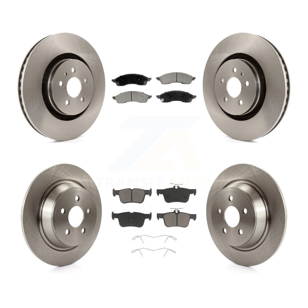 Front Rear Disc Brake Rotors And Ceramic Pads Kit For Lincoln Nautilus K8C-103608