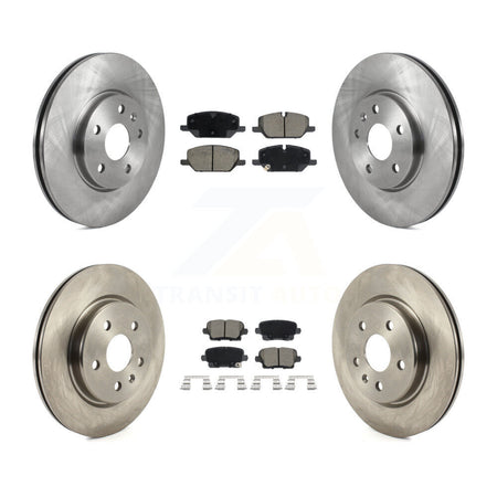 Front Rear Disc Brake Rotors And Ceramic Pads Kit For Buick Envision Cadillac XT4 K8C-103616