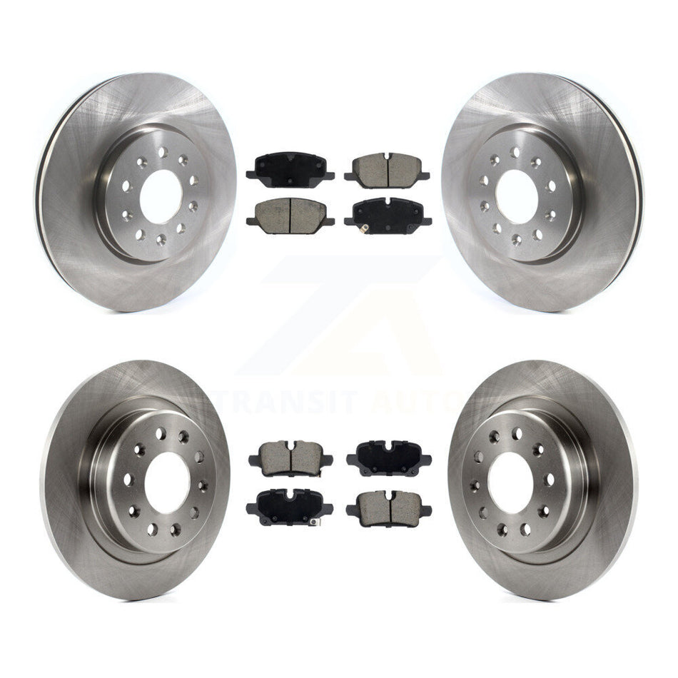 Front Rear Disc Brake Rotors And Ceramic Pads Kit For 2021 Chevrolet Equinox GMC Terrain K8C-103617