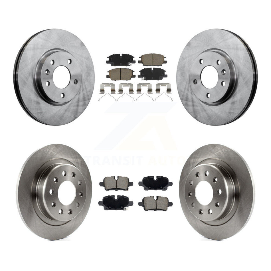 Front Rear Disc Brake Rotors And Ceramic Pad Kit For Chevrolet Equinox GMC Terrain Malibu K8C-103618