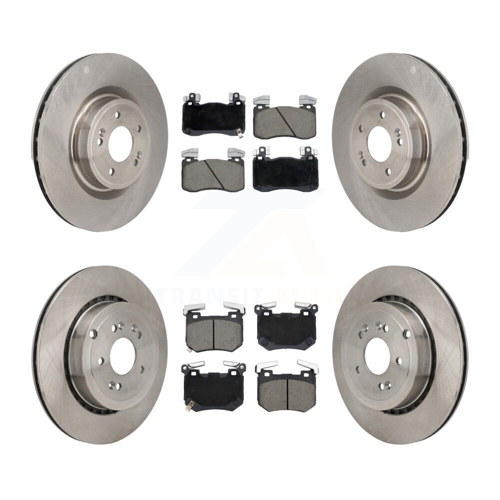Front Rear Disc Brake Rotors And Ceramic Pads Kit For Kia Stinger Genesis G70 K8C-103620