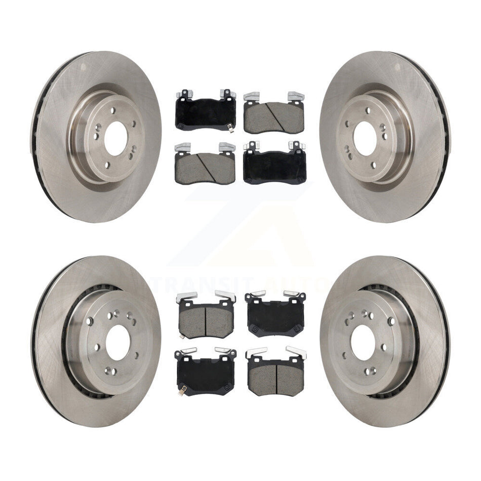 Front Rear Disc Brake Rotors And Ceramic Pads Kit For Kia Stinger Genesis G70 K8C-103620
