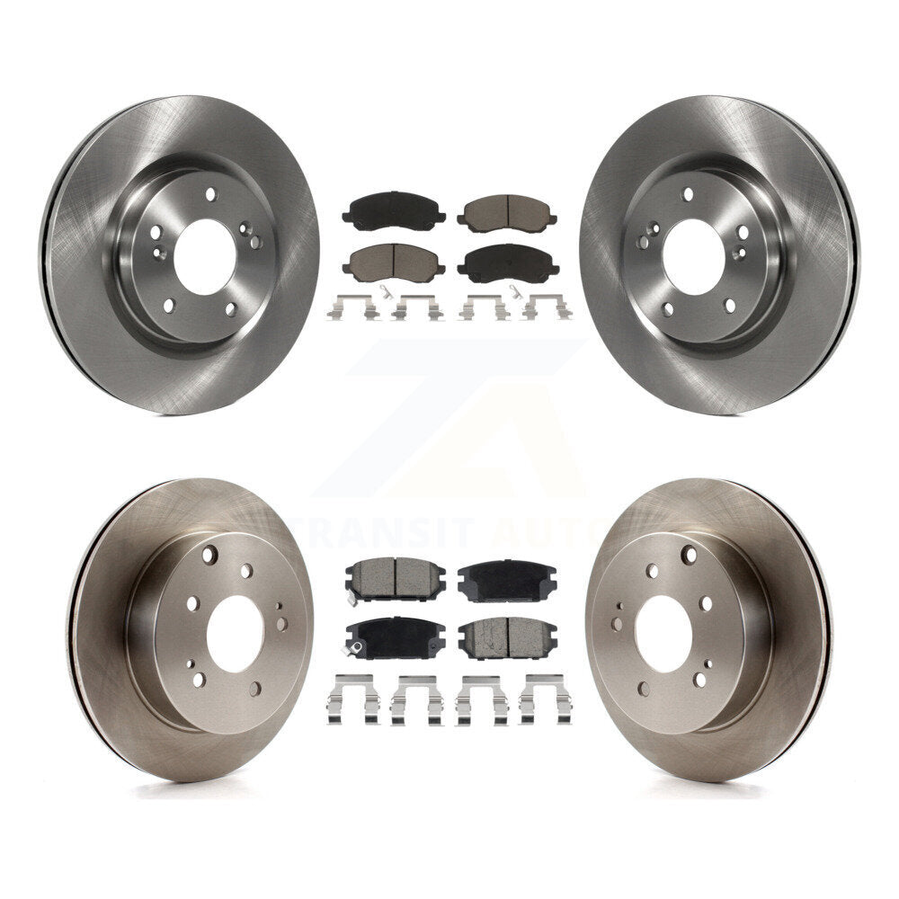 Front Rear Disc Brake Rotors And Ceramic Pads Kit For Mitsubishi Eclipse Galant K8C-103628