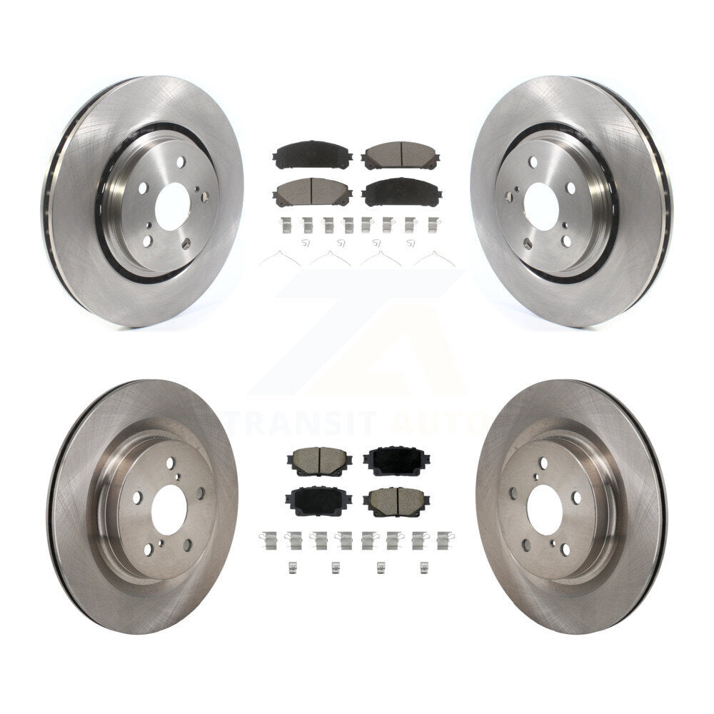 Front Rear Disc Brake Rotor And Ceramic Pad Kit For Lexus NX350h NX350 NX250 Toyota Crown K8C-103633
