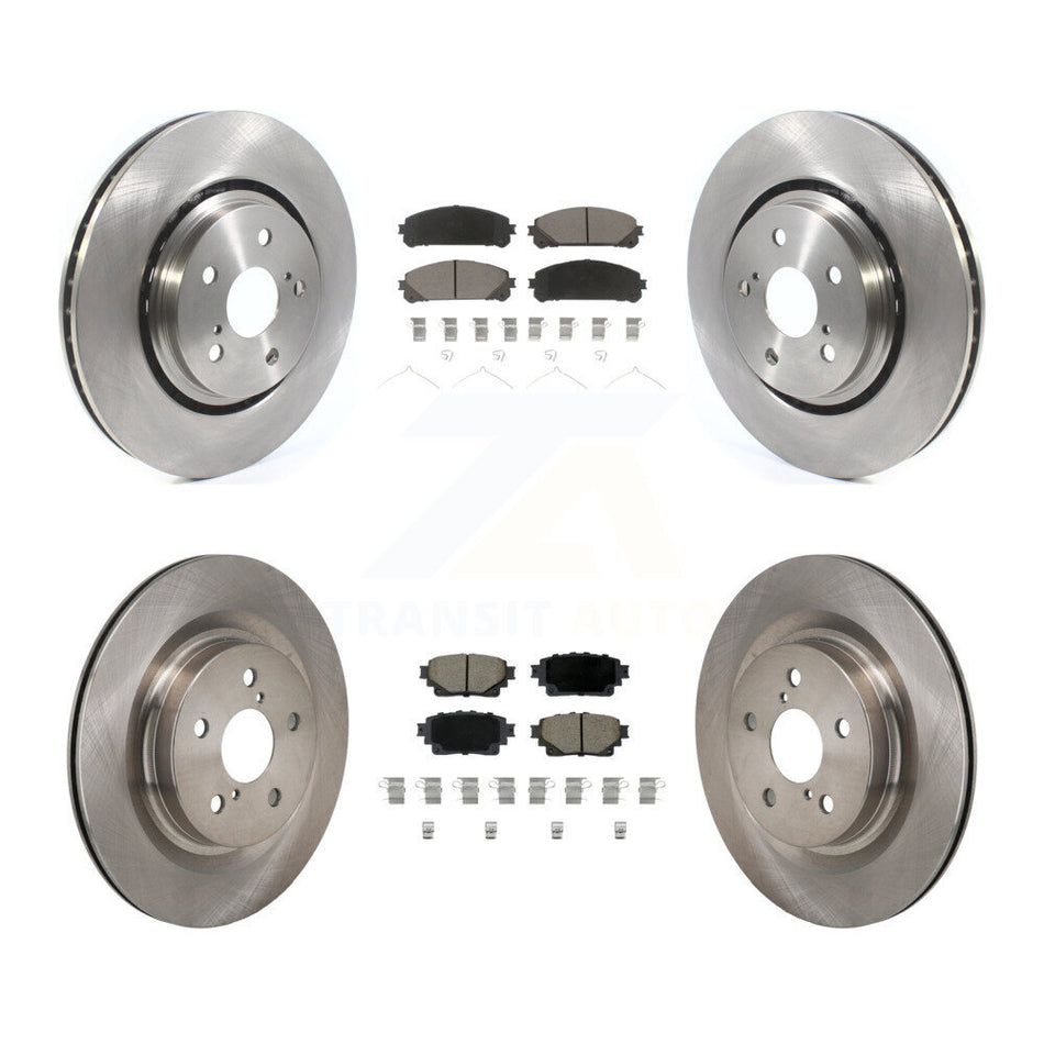 Front Rear Disc Brake Rotor And Ceramic Pad Kit For Lexus NX350h NX350 NX250 Toyota Crown K8C-103633
