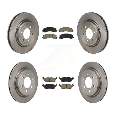 Front Rear Disc Brake Rotor & Ceramic Pad Kit For Ford F-150 Expedition Lincoln Navigator K8C-103638