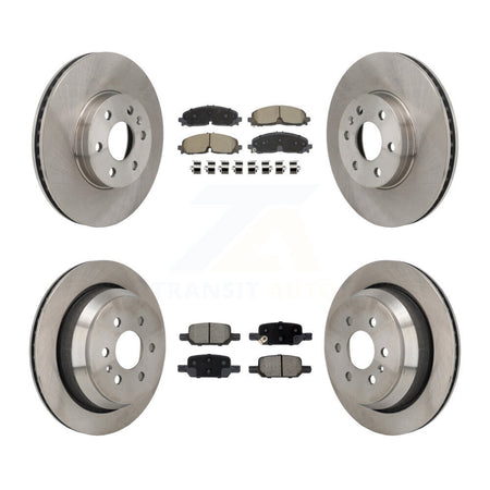 Front Rear Disc Brake Rotor & Ceramic Pad Kit For 2021-2022 Chevrolet Colorado GMC Canyon K8C-103642