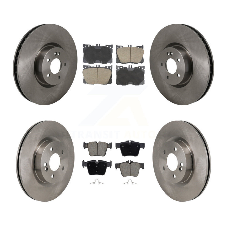 Front Rear Disc Brake Rotors Ceramic Pad Kit For Mercedes-Benz C43 AMG GLC43 C450 GLC350e K8C-103652