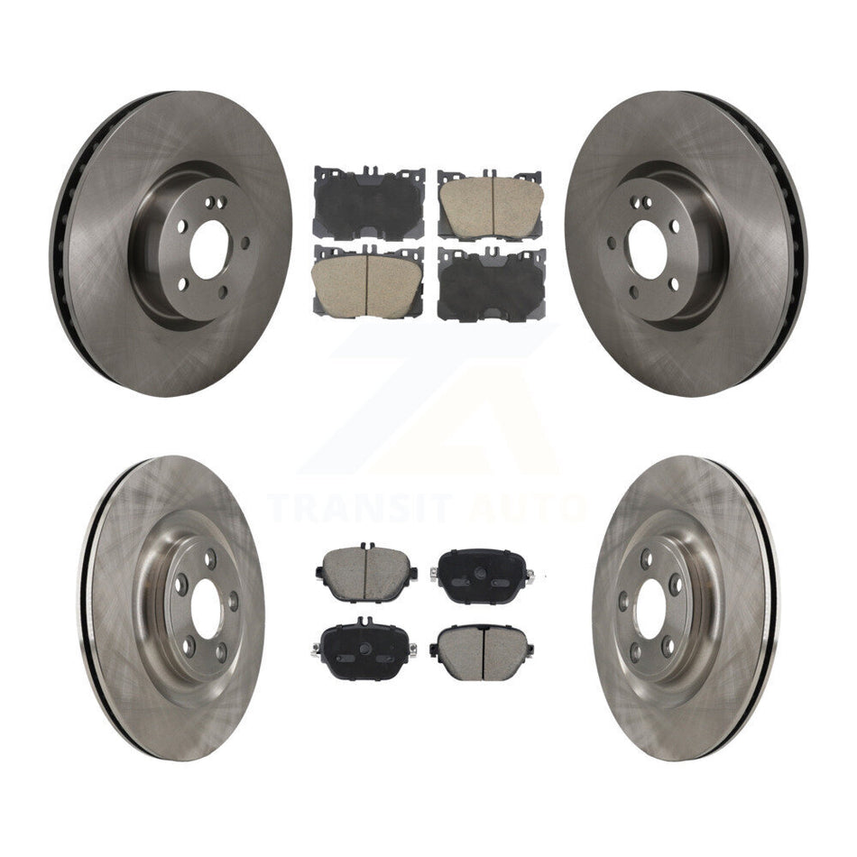 Front Rear Brake Rotor And Ceramic Pad Kit For Mercedes-Benz E450 E400 E43 AMG E53 CLS450 K8C-103653