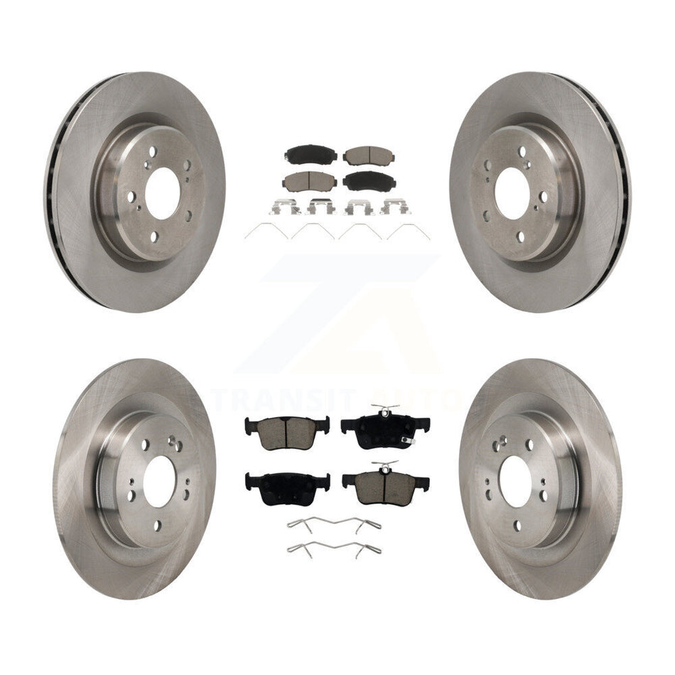 Front Rear Disc Brake Rotors And Ceramic Pads Kit For 2021-2023 Acura TLX 2.0L K8C-103655