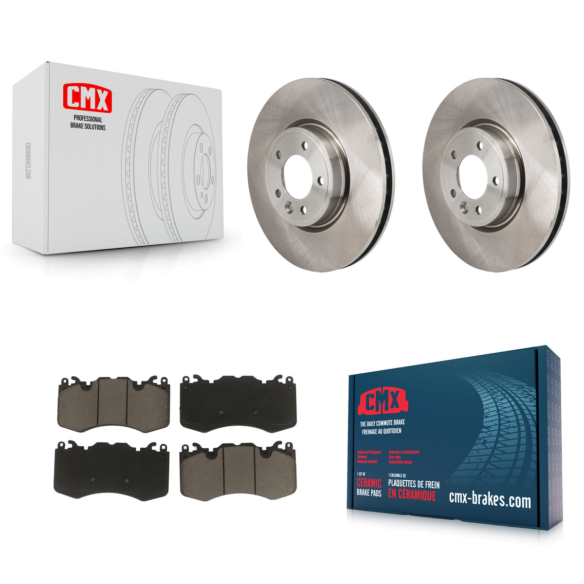 Front Disc Brake Rotors And Ceramic Pads Kit For Land Rover Range Sport K8C-103660