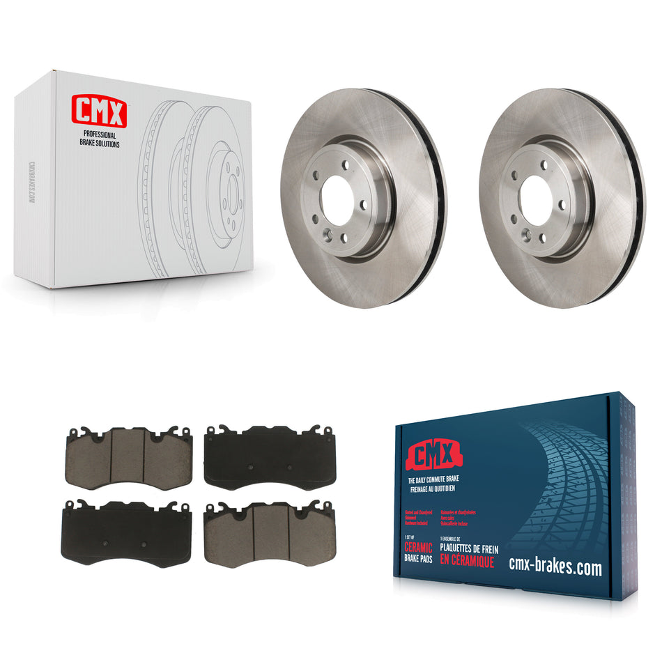 Front Disc Brake Rotors And Ceramic Pads Kit For Land Rover Range Sport K8C-103660