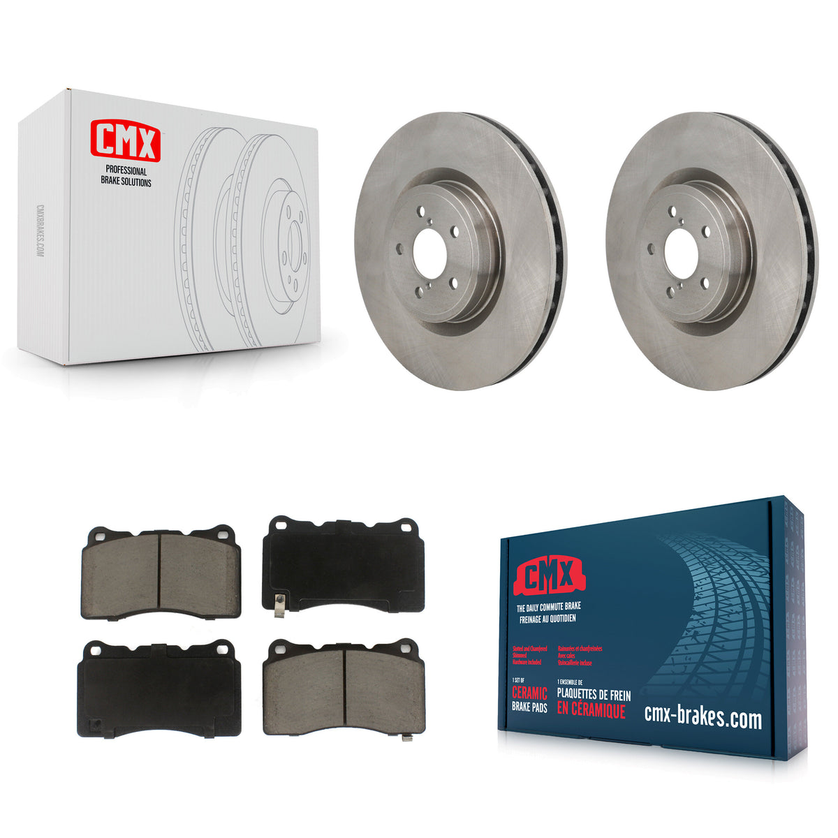 Front Disc Brake Rotors And Ceramic Pads Kit For Subaru BRZ Impreza Toyota 86 K8C-103663