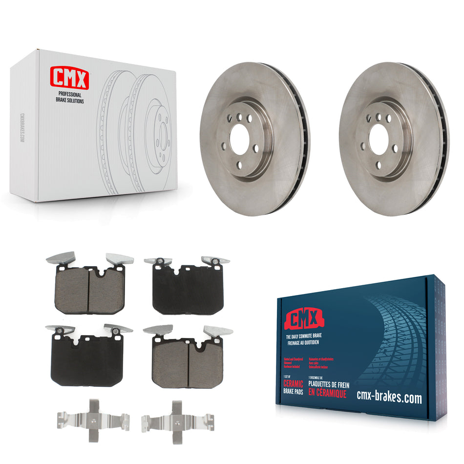 Front Disc Brake Rotors And Ceramic Pads Kit For 2020-2022 Mini Cooper John Works K8C-103667