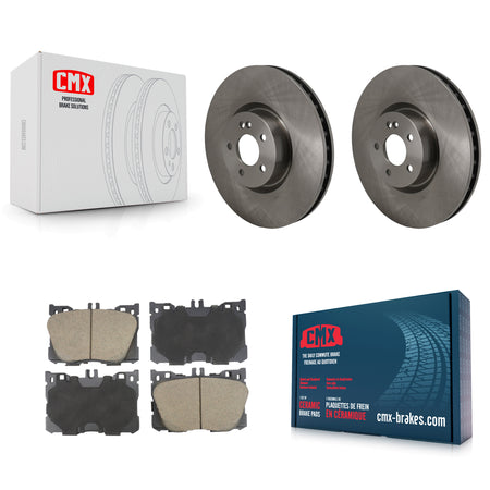 Front Brake Rotor Ceramic Pad Kit For Mercedes-Benz C43 AMG GLC43 E450 E400 E300 C450 E53 K8C-103706