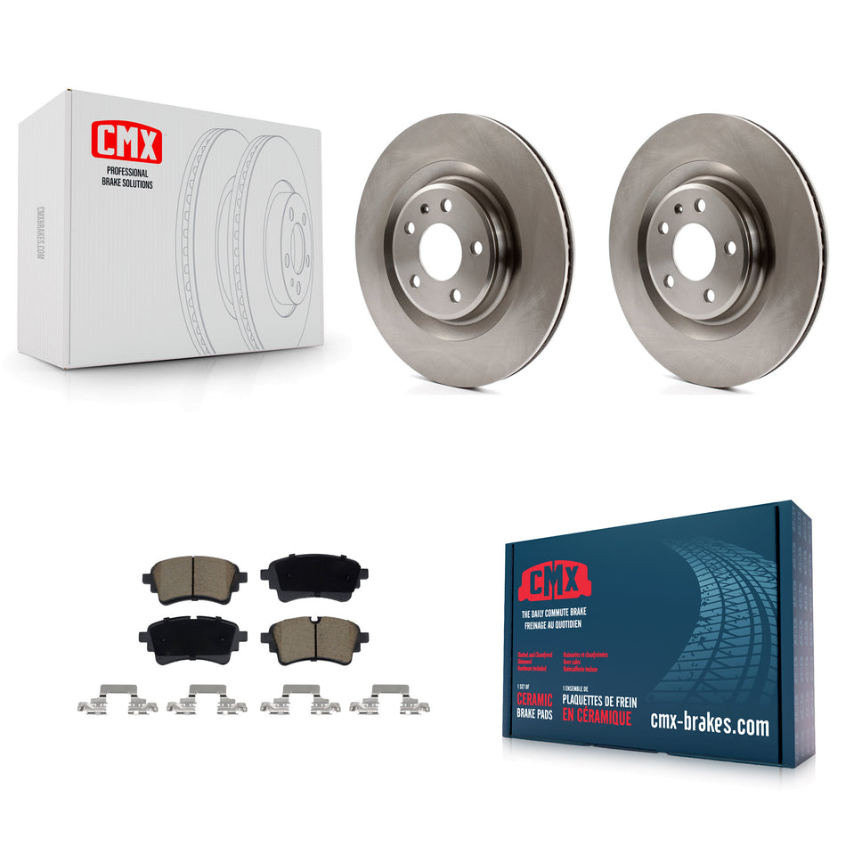 Rear Brake Rotors Ceramic Pad Kit For Audi Q5 Sportback A5 A4 Quattro S5 SQ5 allroad PHEV K8C-103713