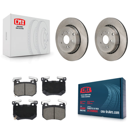 Rear Disc Brake Rotors And Ceramic Pads Kit For Genesis G70 Kia Stinger K8C-103760