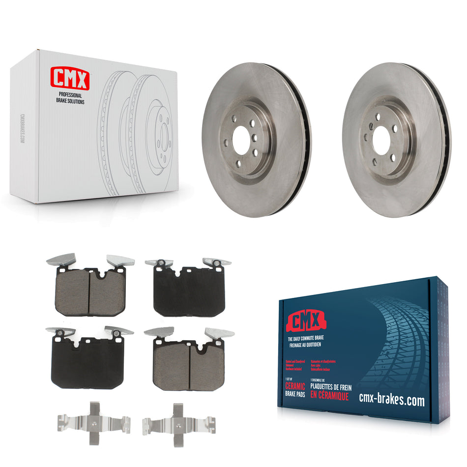 Front Disc Brake Rotors And Ceramic Pads Kit For 2021 Mini Cooper John Works GP K8C-103807