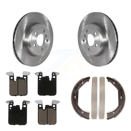 Rear Disc Rotors Ceramic Pads Parking Shoes Kit For BMW 328i xDrive 330i 335i 428i 340i 3 K8C-103869