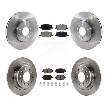 Front Rear Disc Brake Rotors And Ceramic Pads Kit For 2020 Chevrolet Equinox 2.0L K8C-104559