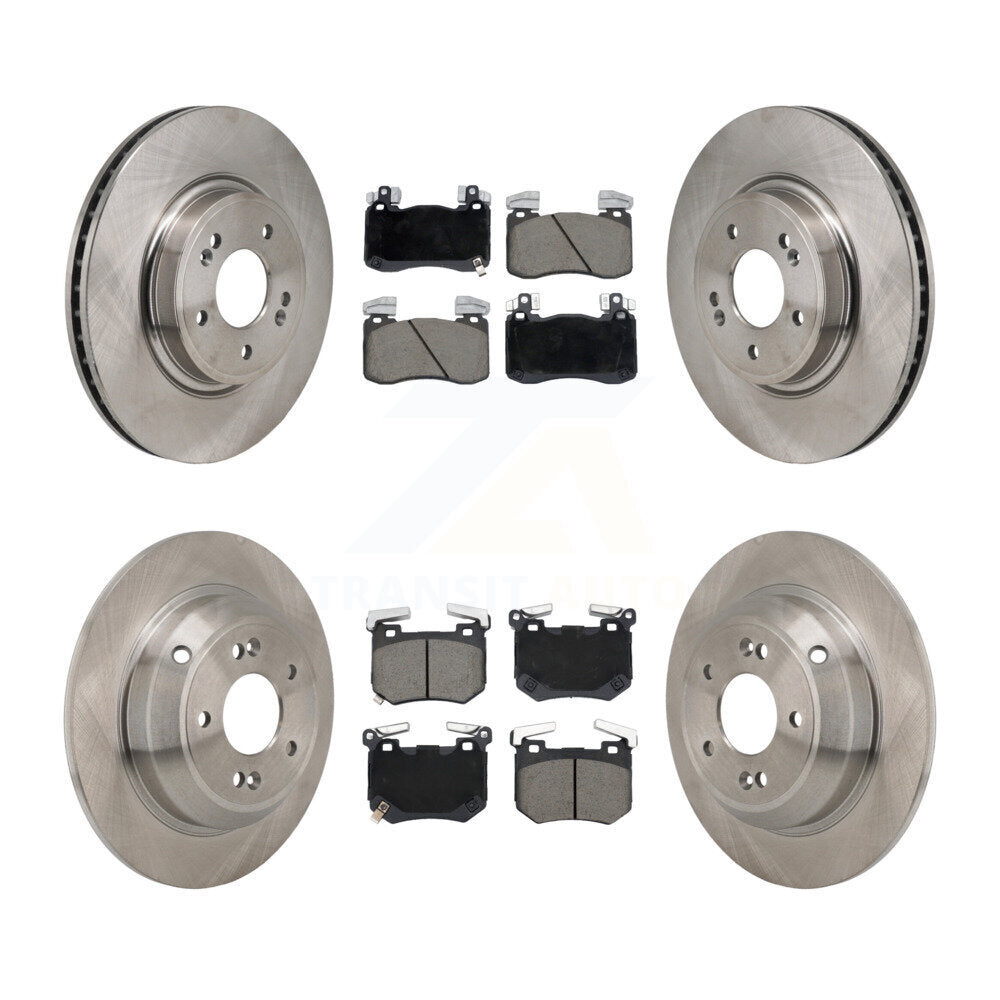 Front Rear Disc Brake Rotors Ceramic Pad Kit For 2023 Genesis G70 2.0L With Brembo Brakes K8C-104576