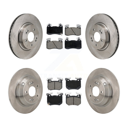 Front Rear Disc Brake Rotors Ceramic Pad Kit For 2023 Genesis G70 2.0L With Brembo Brakes K8C-104576