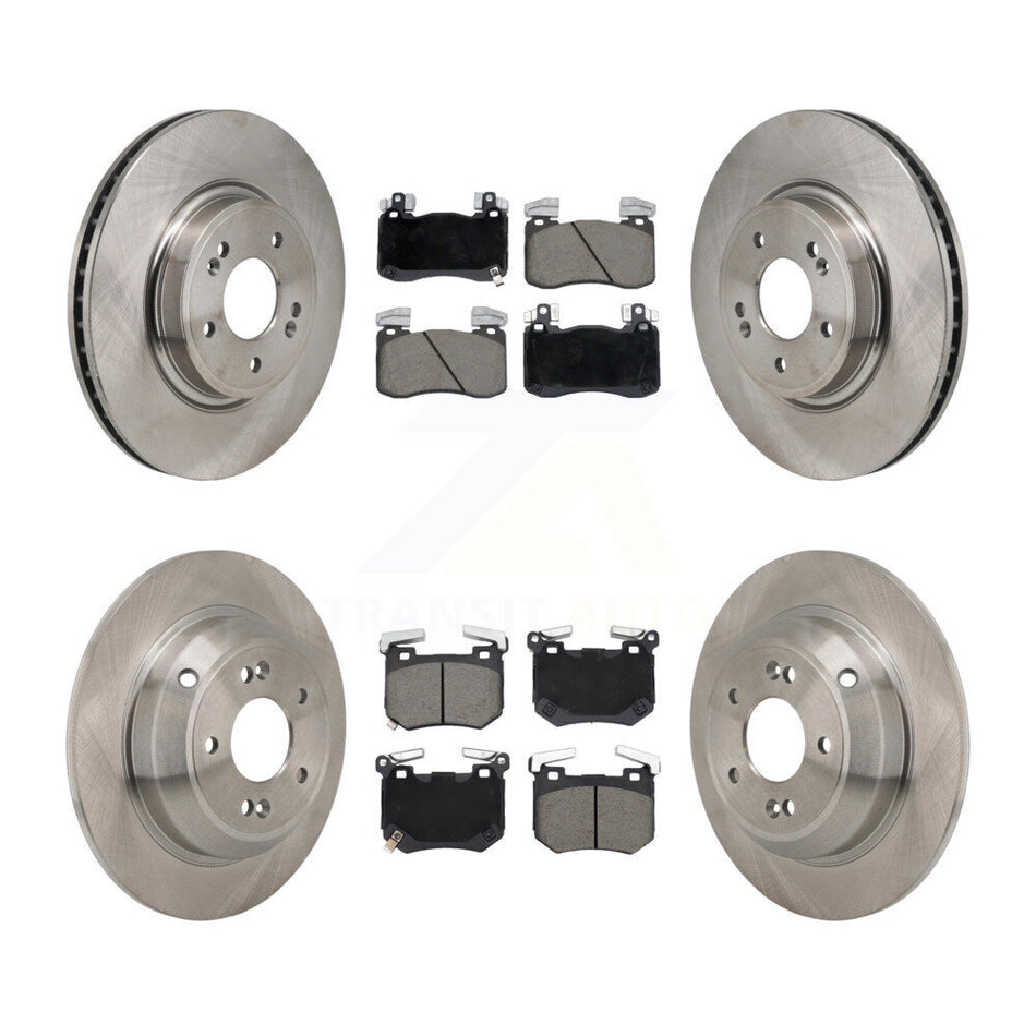 Front Rear Disc Brake Rotors Ceramic Pad Kit For 2023 Genesis G70 2.0L With Brembo Brakes K8C-104576