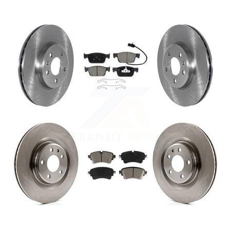 Front Rear Disc Brake Rotors And Ceramic Pads Kit For 2018-2019 Audi A5 Sportback Quattro K8C-104583