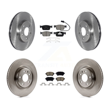 Front Rear Disc Brake Rotors And Ceramic Pads Kit For Audi A5 Quattro K8C-104584