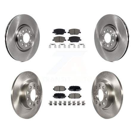 Front Rear Disc Brake Rotors And Ceramic Pads Kit For 2023 Jeep Compass K8C-104605