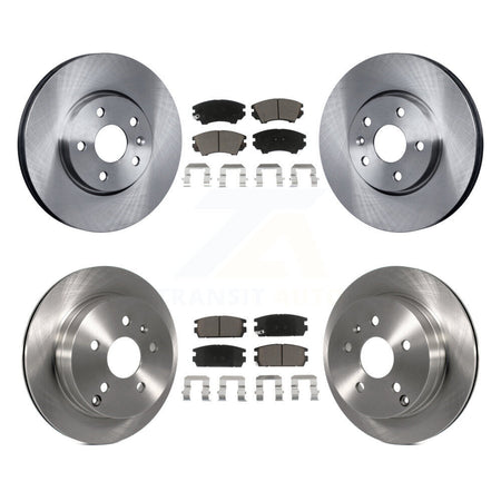 Front Rear Brake Rotor Ceramic Pad Kit For 17 GMC Terrain Vehicles Manufactured In Mexico K8C-104611