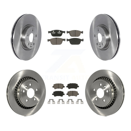 Front Rear Disc Brake Rotors & Ceramic Pad Kit For 2016 Volvo XC60 To Chassis VIN #785803 K8C-104612