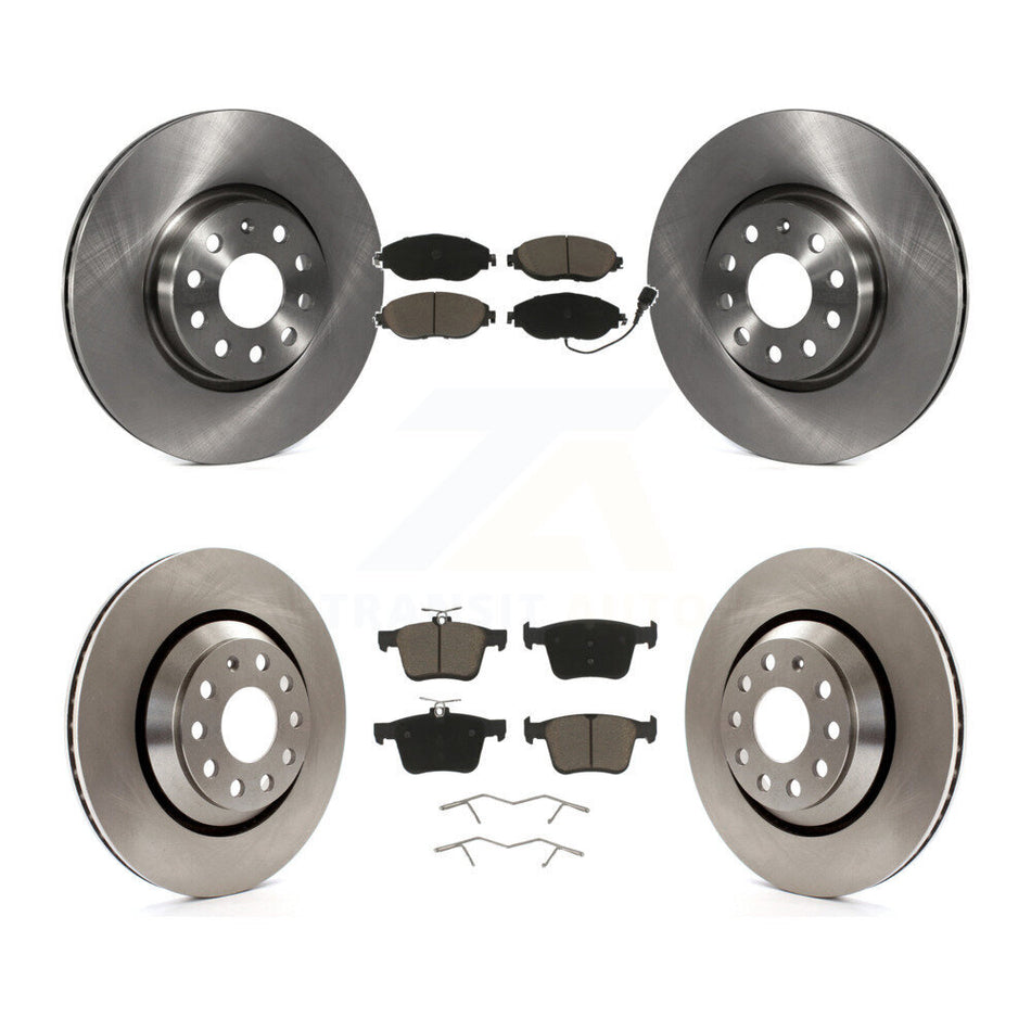 Front Rear Disc Brake Rotors And Ceramic Pads Kit For Volkswagen Arteon Audi A3 Quattro K8C-104613