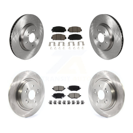 Front Rear Disc Brake Rotors And Ceramic Pads Kit For 2023 Honda HR-V K8C-104614