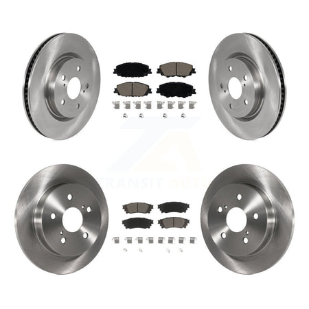 Front Rear Disc Brake Rotors And Ceramic Pads Kit For 2023 Toyota Prius AWD K8C-104616