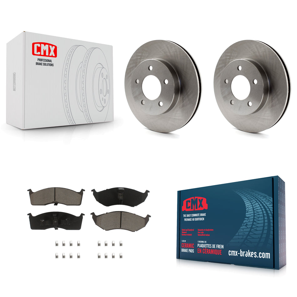 Front Brake Rotor & Ceramic Pad Kit For Intrepid Dodge Chrysler Concorde LHS Eagle Vision K8C-104623